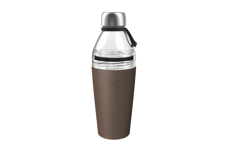 KeepCup Helix Thermal insulated stainless steel bottle with clear top and carry loop