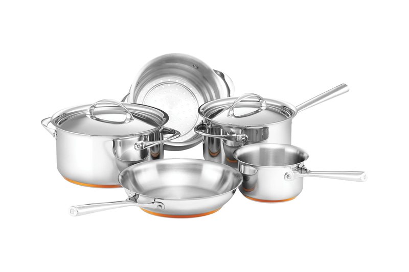 Essteele Per Vita stainless steel cookware set with lids